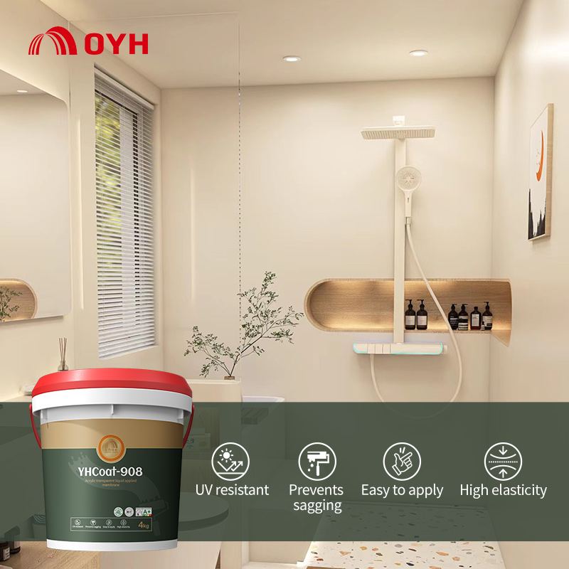 Acrylic transparent liquid applied coating