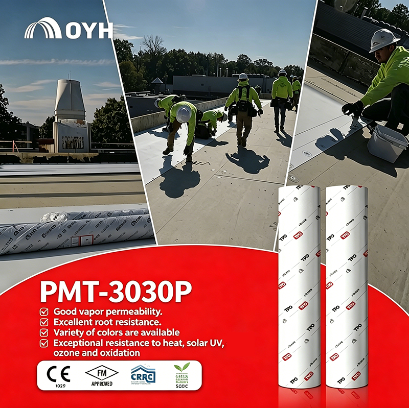 Thermoplastic Polyolefin (TPO) Waterproofing Membrane