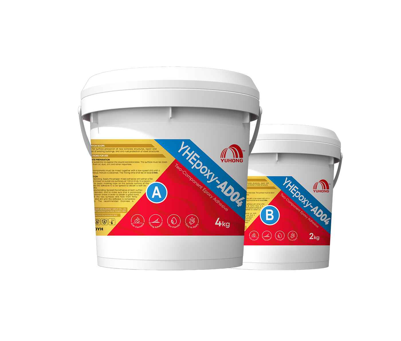Two-component epoxy adhesive